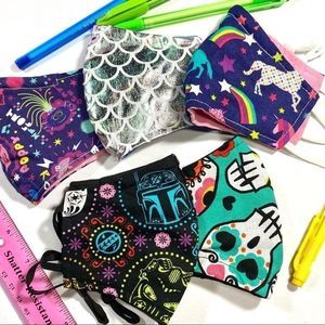 🌈🦄Children's face mask Unicorn, trolls, mermaid